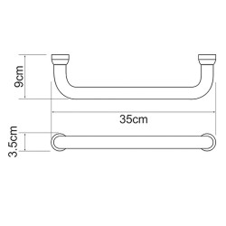 Поручень WasserKRAFT K-1066PB