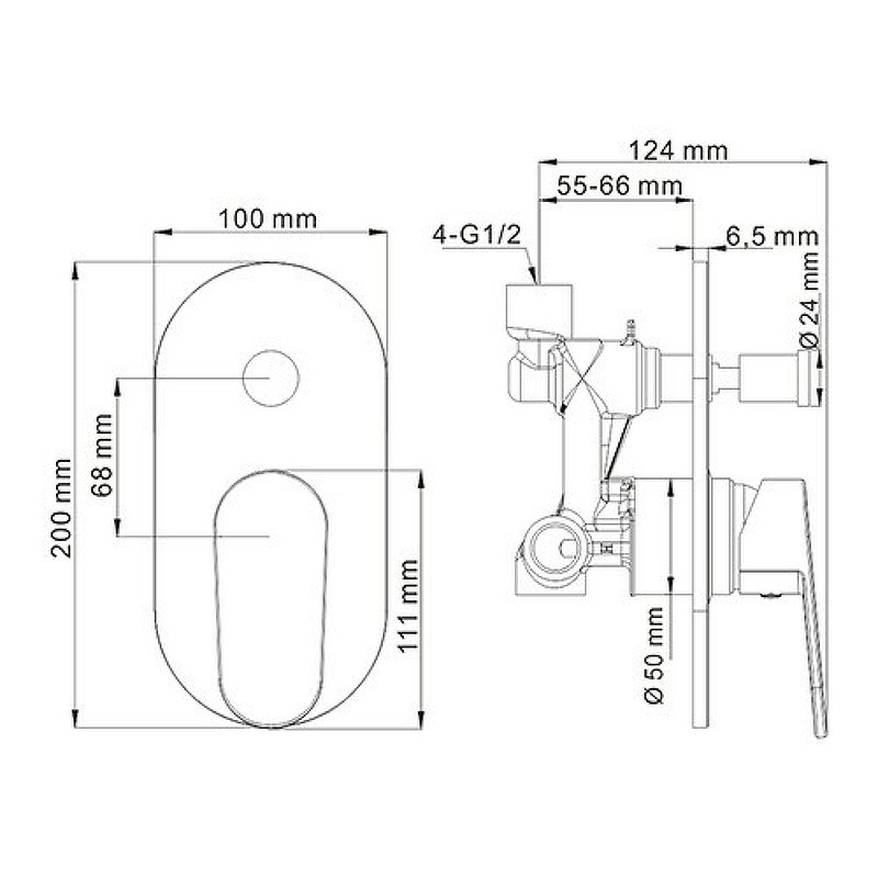 Душевая система WasserKRAFT A14028
