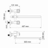 Смеситель для ванны WasserKRAFT Amper 2902L универсальный