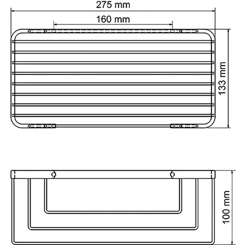 Полка корзина WasserKRAFT K-71122