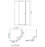 Душевой уголок WasserKRAFT Naab 100x100 86S38