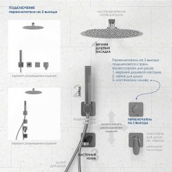 Переключатель потоков WasserKRAFT Mosel A293