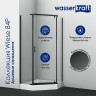 Душевой уголок WasserKRAFT Wiese 90x90 84P11