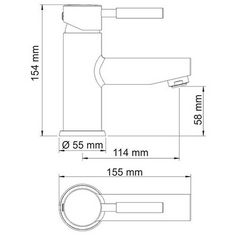Смеситель для раковины WasserKRAFT Wern 4203