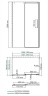 Душевой уголок WasserKRAFT Dinkel 130x80 58R32