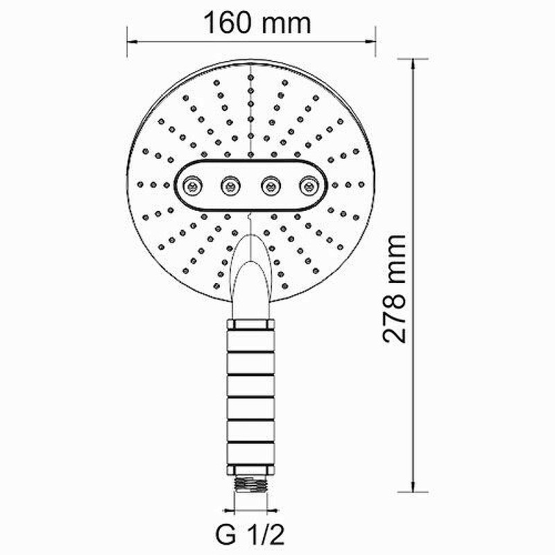 Ручной душ WasserKRAFT A059