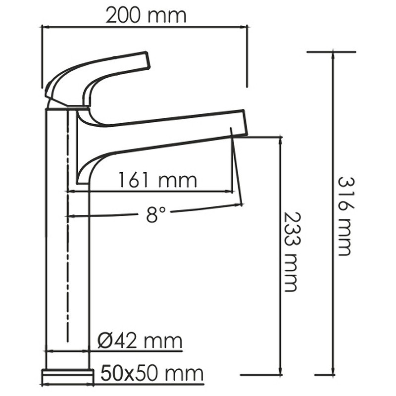 Смеситель для раковины WasserKRAFT Sauer 7103H