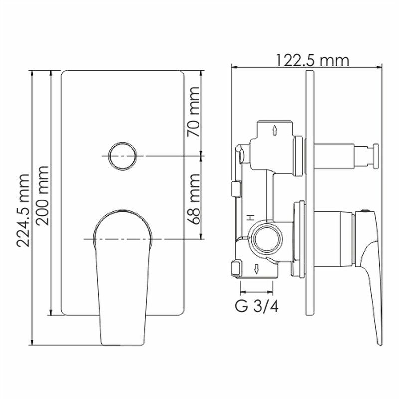 Душевая система WasserKRAFT А66209