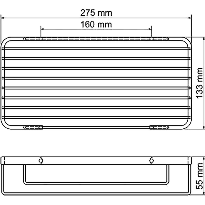 Полка корзина WasserKRAFT K-72233