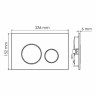монтажная рама WasserKRAFT Abens 20TLT.010.ME.WH.PG02 для унитаза