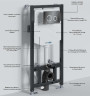 монтажная рама WasserKRAFT Aller 10TLT.010.ME для унитаза