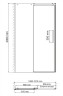 Душевая дверь WasserKRAFT Alme 130 15R30
