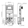 монтажная рама WasserKRAFT Dill 61TLT.010.ME для унитаза