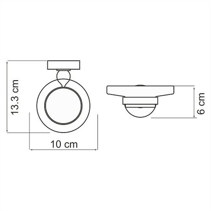 Мыльница WasserKRAFT Regen K-6929