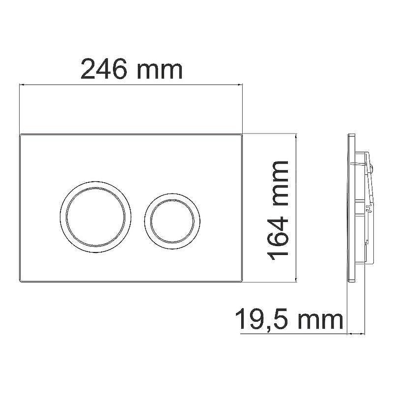 монтажная рама WasserKRAFT Glan 66TLT.010.ME.WH.WH01 для унитаза