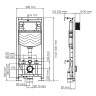 монтажная рама WasserKRAFT Aller 10TLT.010.ME.RG03 для унитаза