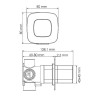 Душевая система WasserKRAFT Nuthe A9151.265.315.219.162.327.242.217