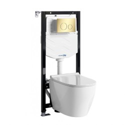 Комплект унитаза с инсталляцией WasserKRAFT Aller 10TLT.010.ME.PG02.H002