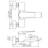 Смеситель для ванны WasserKRAFT Glan 6601