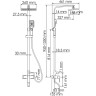 Душевая система WasserKRAFT A16501