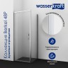 Душевой уголок WasserKRAFT Berkel 90x90 48P03