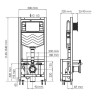 монтажная рама WasserKRAFT Dill 61TLT.010.ME.MB01 для унитаза