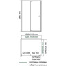 Душевая стенка WasserKRAFT Aula 90 11P05-RP90
