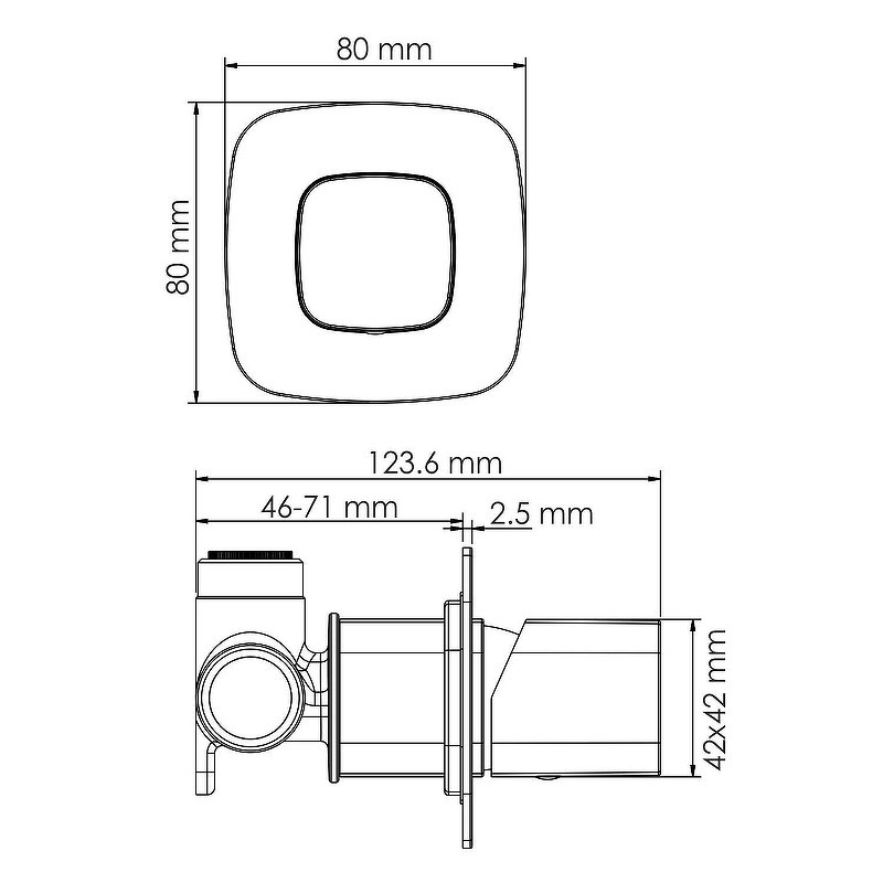 Смеситель для душа WasserKRAFT Naab 8652