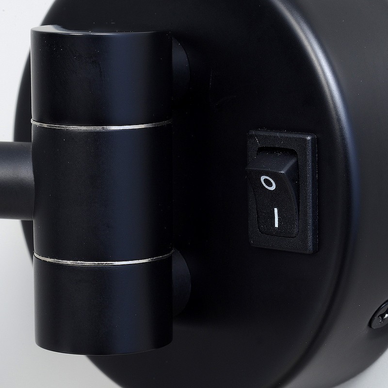 Косметическое зеркало WasserKRAFT K-1004BLACK с подсветкой с увеличением