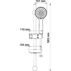 Душевой гарнитур WasserKRAFT A005