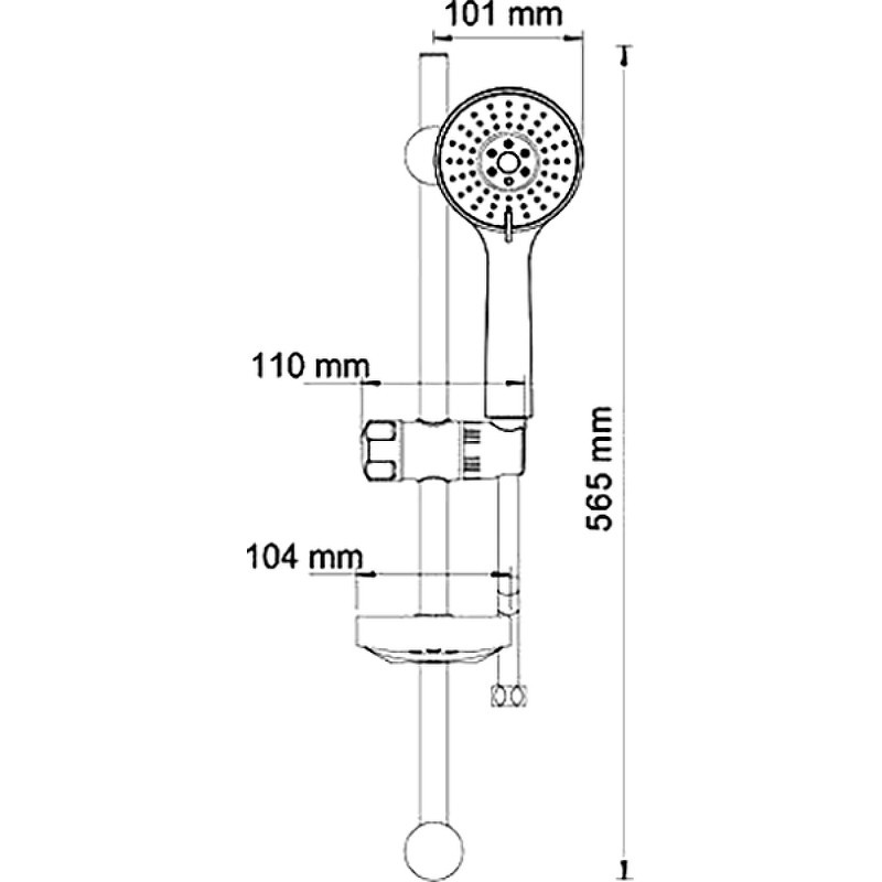 Душевой гарнитур WasserKRAFT A005