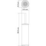 Ершик для унитаза WasserKRAFT Exter K-1017
