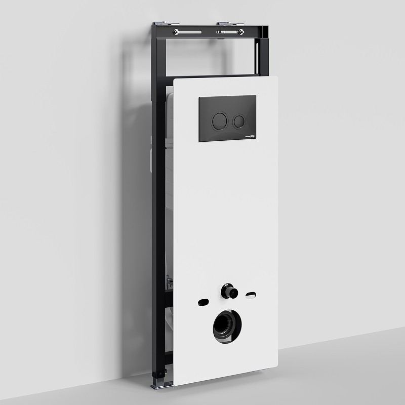 Инсталляция WasserKRAFT Salm 27TLT.010.ME.WH.MB01 для унитаза