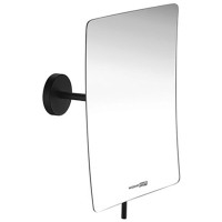 Косметическое зеркало WasserKRAFT K-1001BLACK с увеличением