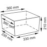 Корзина для аксессуаров WasserKRAFT Dinkel WB-580-L