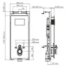 Инсталляция WasserKRAFT Salm 27TLT.010.ME.WH.PB01 для унитаза