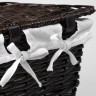 Корзина для белья WasserKRAFT Salm WB-270-L с крышкой