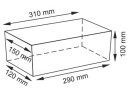 Корзина для аксессуаров WasserKRAFT Lossa WB-120-S