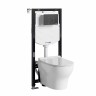 Комплект унитаза с инсталляцией WasserKRAFT Aller 10TLT.010.ME.MB02.H001
