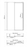 Душевая дверь WasserKRAFT Dinkel 120 58R05