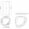 Душевой уголок WasserKRAFT Leine 100х100 35P38