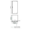 Душевой уголок WasserKRAFT Elbe 80x80 74P02