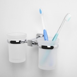 Стакан для зубных щеток WasserKRAFT Lippe K-6528D двойной