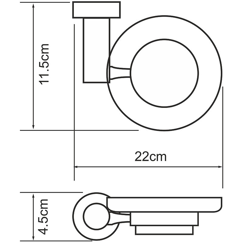 Мыльница WasserKRAFT Donau K-9429