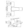 Смеситель для ванны WasserKRAFT Wiese 8401