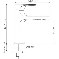 Смеситель для раковины WasserKRAFT Spree 1403