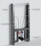 Инсталляция WasserKRAFT Naab 86BDT.050.BL для биде