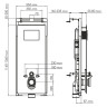 Инсталляция WasserKRAFT Salm 27TLT.010.ME.BL.BN01 для унитаза