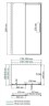 Душевой уголок WasserKRAFT Dinkel 120x90 58R07