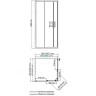 Душевой уголок WasserKRAFT Main 90x90 41S03M